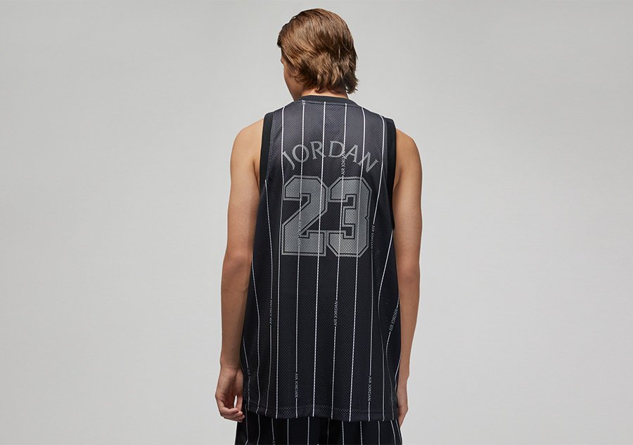 Nike Air Jordan Essentials All Over Printed Jersey Black