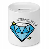 Skarbonki - SKARBONKA DLA WETERYNARZA WETERYNARZ IDEALNY z Nadrukiem ze Zdjęciem - miniaturka - grafika 1