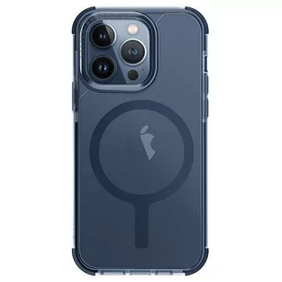 Etui UNIQ Combat Apple iPhone 15 Pro Max Magclick Charging ciemnoniebieski/smoke blue - Etui i futerały do telefonów - miniaturka - grafika 1