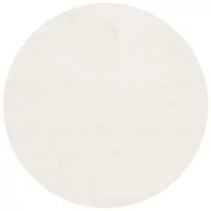 Blaty meblowe i parapety okienne - Blat stołu, biały, Ø70x2,5 cm, lite drewno sosnowe - miniaturka - grafika 1
