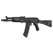 Karabiny ASG - Karabinek 6mm Lancer Tactical AK AEG KR104 Crosse Pleine Black - miniaturka - grafika 1