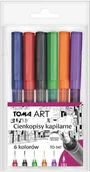 Cienkopisy - TOMA Cienkopisy kapilarne końcówka 0,5mm komplet 6 kolorów TO-347-6 TO-347-6 - miniaturka - grafika 1