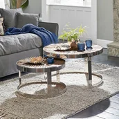 Ławy i stoliki kawowe - Stolik do kawy, zestaw 2 szt. Houghton - miniaturka - grafika 1