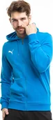 Bluzy męskie - Puma Bluza męska Puma Team Goal Casuals Hooded niebieska 658595 02 M - miniaturka - grafika 1
