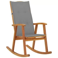 Fotele - vidaXL Lumarko Fotel bujany z poduszkami, lite drewno akacjowe 3064189 - miniaturka - grafika 1