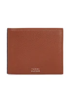 Portfele - Tommy Hilfiger Duży Portfel Męski Th Prem Leather Flap & Coin AM0AM12189 Brązowy - miniaturka - grafika 1