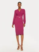 Sukienki - Rinascimento Sukienka koktajlowa CFC0120006003 Bordowy Regular Fit - miniaturka - grafika 1