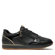 Sneakersy damskie - Sneakersy Tamaris 1-23603-42 Czarny - miniaturka - grafika 1