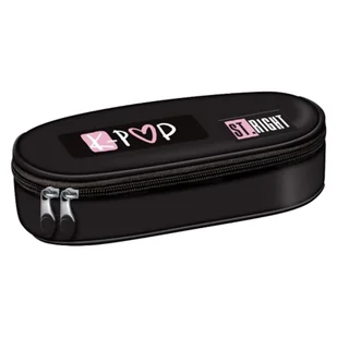St. Right Piórnik Szkolny Saszetka Usztywniona Z Wewnętrzną Klapką Etui Na Przybory Szkolne Pink K-Pop Lover - Piórniki - miniaturka - grafika 1