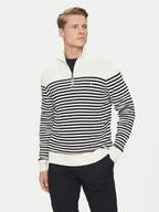 Swetry męskie - Tommy Hilfiger Sweter MW0MW38601 Écru Regular Fit - miniaturka - grafika 1