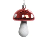 Bombki - DECORIS Bombka plastikowa muchomor 7.5 cm 1 szt - miniaturka - grafika 1