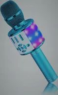 Instrumenty muzyczne dla dzieci - MIKROFON BEZPRZEWODOWY BT BONAOK NIEBIESKI - miniaturka - grafika 1