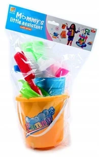 ZESTAW DO SPRZĄTANIA DLA DZIECI MIOTŁA MOP WIADERKO - Zabawy w naśladowanie dorosłych - miniaturka - grafika 1