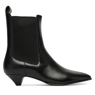 Botki damskie - Botki LOVE MOSCHINO JA21093G0NIA0000 Czarny - miniaturka - grafika 1