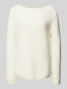 Sweter o kroju regular fit z dzianiny z bawełny - Swetry damskie - miniaturka - grafika 1