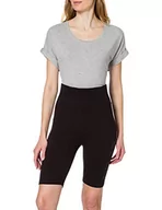 Spodenki damskie - Urban Classics Damskie spodenki kolarskie krótkie legginsy wysokie talia szorty kolarskie damskie spodnie sportowe z chińskim napisem rozmiary XS - 5XL, czarny, 5XL - miniaturka - grafika 1