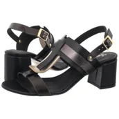 Sandały damskie - Sandały Czarne 07022-01/00-0 (MA1492-b) Maciejka - miniaturka - grafika 1