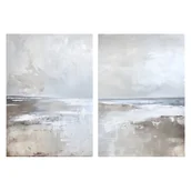 Obrazy i zdjęcia - Obrazy z ręcznie malowanymi elementami zestaw 2 szt. 50x70 cm Breeze – Styler - miniaturka - grafika 1