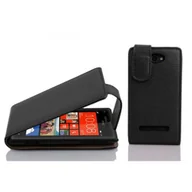 Etui i futerały do telefonów - Etui Cadorabo do HTC 8S w kolorze OXID BLACK etui na telefon komórkowy z klapką wykonane z teksturowanej sztucznej skóry pokrowiec ochronny pokrowiec z klapką w stylu książki - miniaturka - grafika 1
