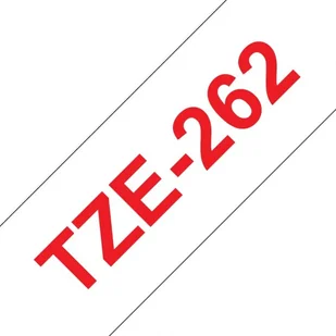 Brother taśma 32mm red on white TZE262 - Akcesoria do kas i terminali - miniaturka - grafika 7