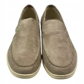 Mokasyny męskie - Mokasyny męskie zamszowe Old Money 43 - miniaturka - grafika 1