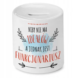 Dla Policjantki Skarbonka na Urodziny na Prezent z Nadrukiem ze Zdjęciem + Opakowanie na prezent (wzór 01) - Skarbonki - miniaturka - grafika 1