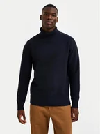 Swetry męskie - Selected Homme Golf 16086644 Granatowy Regular Fit - miniaturka - grafika 1