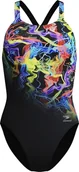 Stroje kąpielowe - Damski Strój Kąpielowy Fl Placement Printed Powerback Af rozmiar 40 - miniaturka - grafika 1