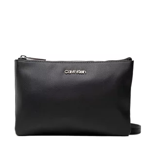 Calvin Klein Torebka Ck Must Ew Dbl Cpt Xbody K60K608409 BLK - Torebki damskie - miniaturka - grafika 1