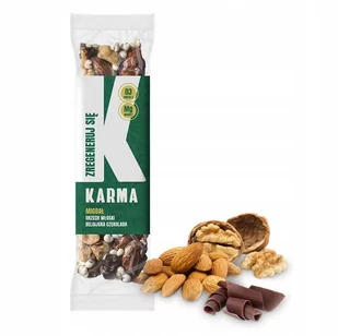 Karma bars Karma bars baton migdał orzech włoski czekolada Zregeneruj się 44g 1682-824B8_20210616154526 - Batoniki - miniaturka - grafika 1
