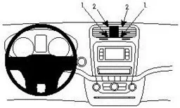 Brodit ProClip uchwyt do Fiat Freemont 2011-2023 - Uchwyty samochodowe do telefonów - miniaturka - grafika 1