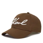 Czapki damskie - Czapka z daszkiem KARL LAGERFELD B1W33009 Brązowy - miniaturka - grafika 1