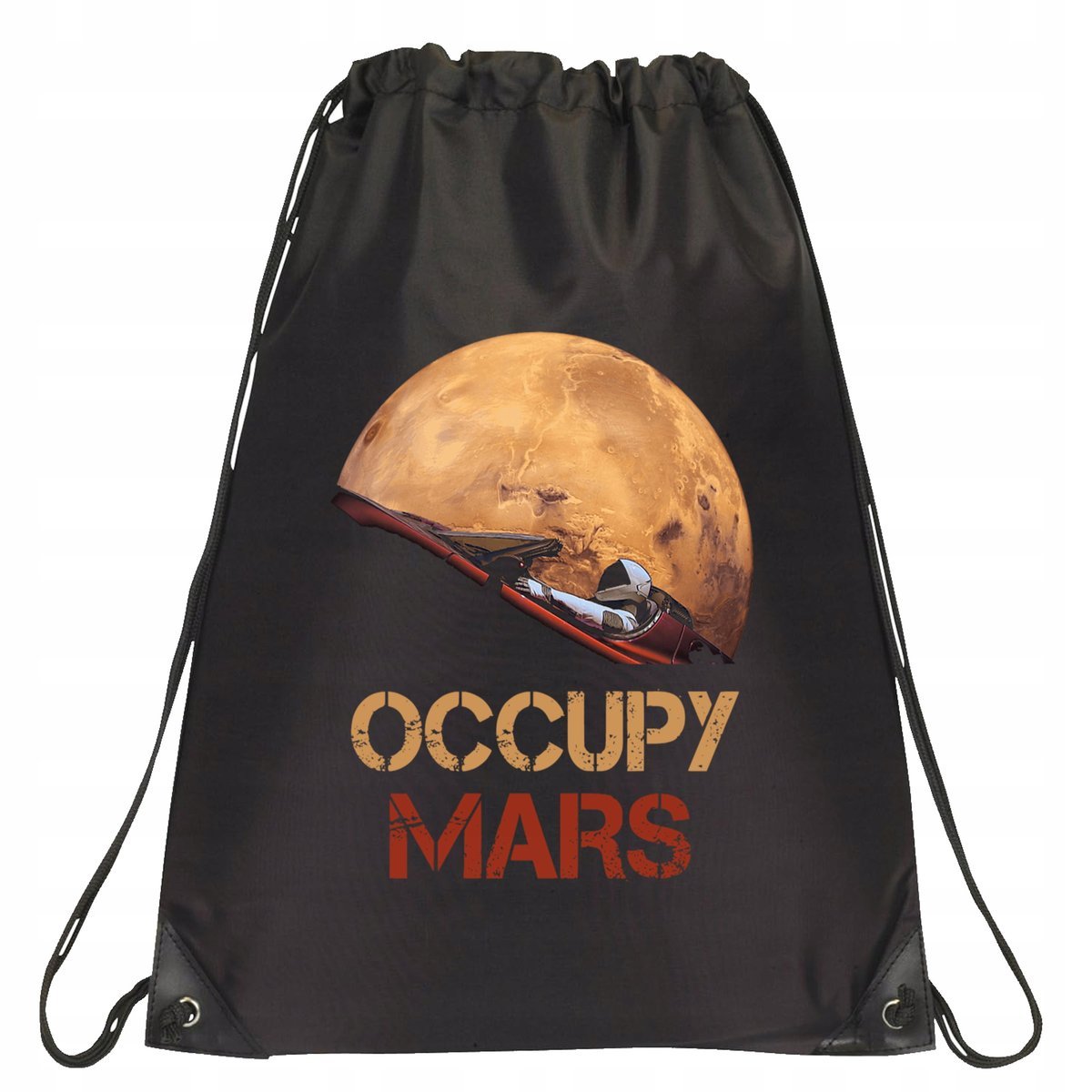 P217 PLECAK WOREK OCCUPY MARS MUSK SPAC NASA Jakość Bawełna PREZENT