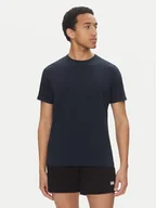 Koszulki męskie - Helly Hansen T-Shirt Crew 34551 Granatowy Regular Fit - miniaturka - grafika 1