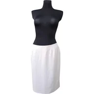 Spódnice - Cream Spódnica Midi Wygodna Stylowa Elegancka Biała Rozmiar 42 - miniaturka - grafika 1