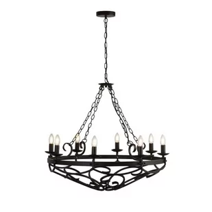 Searchlight Żyrandol Cartwheel, 8-punktowy, 80 cm - Lampy sufitowe - miniaturka - grafika 1