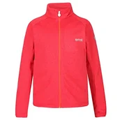 Kurtki i płaszcze dla dziewczynek - Regatta Uniseks dzieci Avalon pełny zamek dzianinowa elastyczna kurtka softshell miękka powłoka Koralowy róż XXL - miniaturka - grafika 1