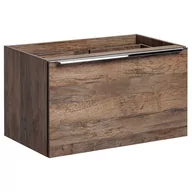 Szafki łazienkowe - Szafka pod umywalkę GLAMI kolor ciemny brąz styl klasyczny hakano - BATHROOM/BTCABINET/COM/GLAMI/DARKOAK/80x45,6x46 - miniaturka - grafika 1