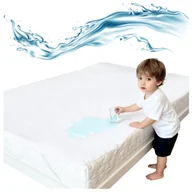 Ochraniacze do łóżeczka - Ochraniacz Na Materac 80 x 200 Wodoodporny Paul - miniaturka - grafika 1