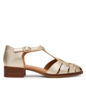 Sandały damskie - Sandały Pikolinos Valencia W7D-1835Cl Żółty - miniaturka - grafika 1