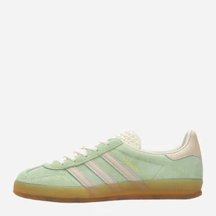 Tenisówki damskie do kostki Adidas Gazelle Indoor W IE2948 41.5 Seledynowe (4066765774903) - Trampki damskie - miniaturka - grafika 1