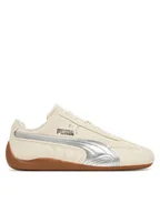 Buty dla dziewczynek - Puma Sneakersy Speedcat Metallic Jr 404113 01 Beżowy - miniaturka - grafika 1