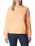 Bluzy damskie - Columbia Bluza "Columbia Logo™ III" w kolorze pomarańczowym - miniaturka - grafika 1