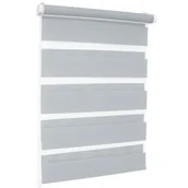 Rolety - Roleta dzień i noc SMILE 105 x 150 cm kol. 1214 srebrzysta poświata - miniaturka - grafika 1