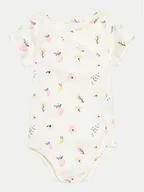 Body dla niemowląt - Coccodrillo Body dziecięce WC4412701UFG Biały - miniaturka - grafika 1