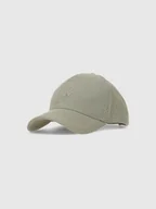 Czapki damskie - 4F Czapka z daszkiem strapback uniseks - khaki Uniwersalny - miniaturka - grafika 1