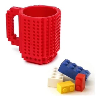 GadgetMaster Kubek "Klocki", czerwony, GM GM001785 - Gadżety do domu - miniaturka - grafika 2