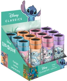 Kids Euroswan, latarka led metalowa stitch st00048 1szt.mix - Latarki - miniaturka - grafika 1