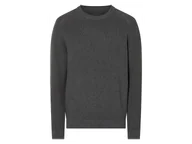 Swetry męskie - esmara Men Sweter dzianinowy męski z bawełny (Ciemnoszary, XL (56/58)) - miniaturka - grafika 1