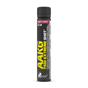 Olimp AAKG 7500 Extreme Shot ampułka 25 ml wiśniowy 5901330025204 - Przedtreningówki - miniaturka - grafika 1